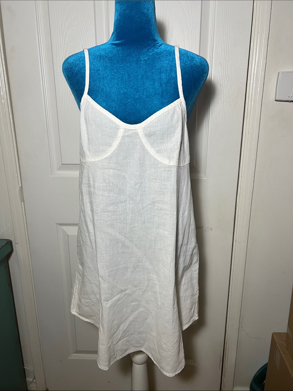NWT RUDY JUDE White Cotton Mini Dress Women’s Small